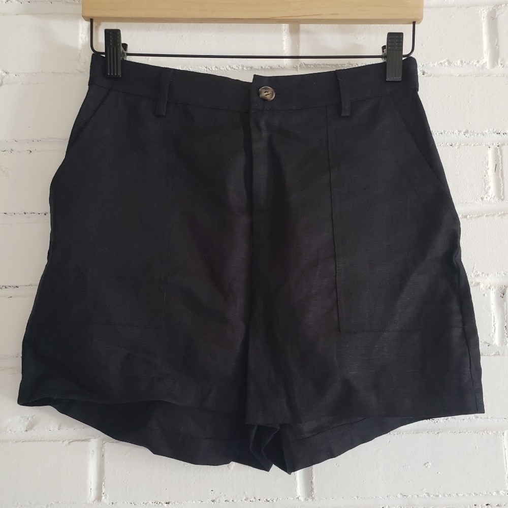 Reformation Sterling Linen Shorts
